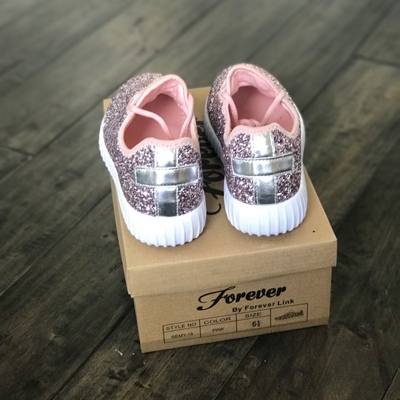 Pink glitter sneakers - Picture 4 of 5